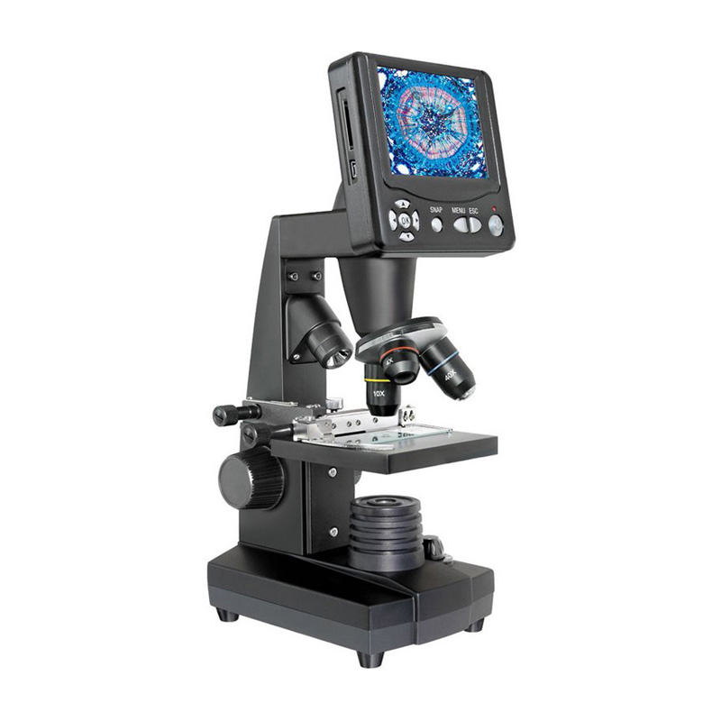 BRESSER MICROSCOPE AVEC ECRAN LCD 8,9 CM