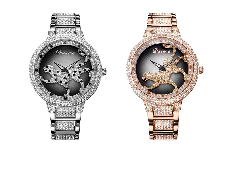 DAVENA 60089 QUARTZ STRASS / LEOPARD