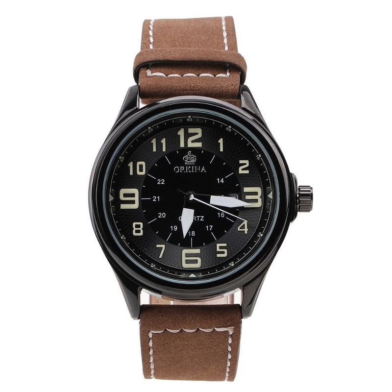 ORKINA MONTRE 0649 QUARTZ STYLE MILITAIRE
