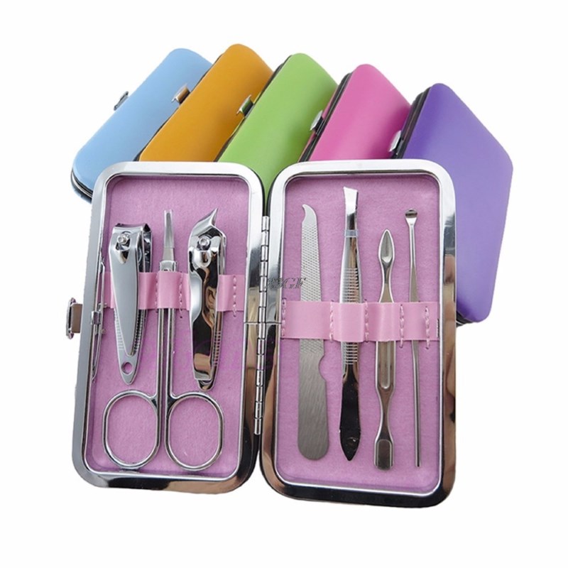 KEMEI SET 7 PIECES OUTILS A ONGLES