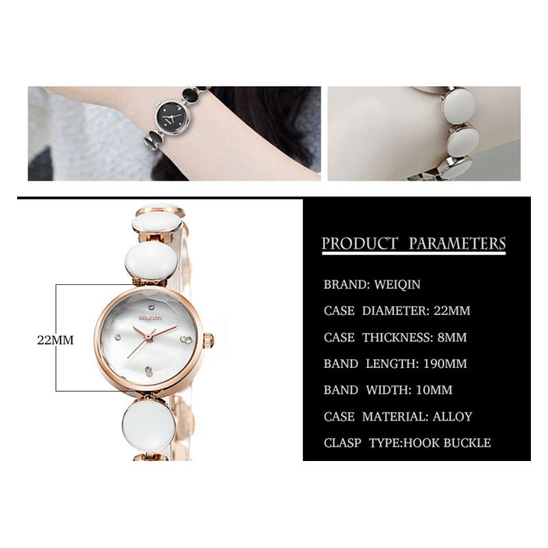 WEIQIN 4247 MONTRE QUARTZ CERAMIQUE