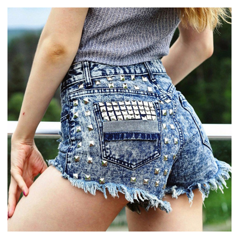 ASEEDS 15948 SHORT SEXY A RIVETS