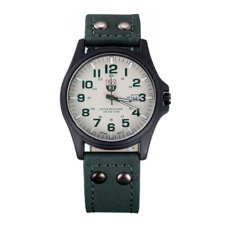 SOKI MONTRE QUARTZ STYLE MILITAIRE