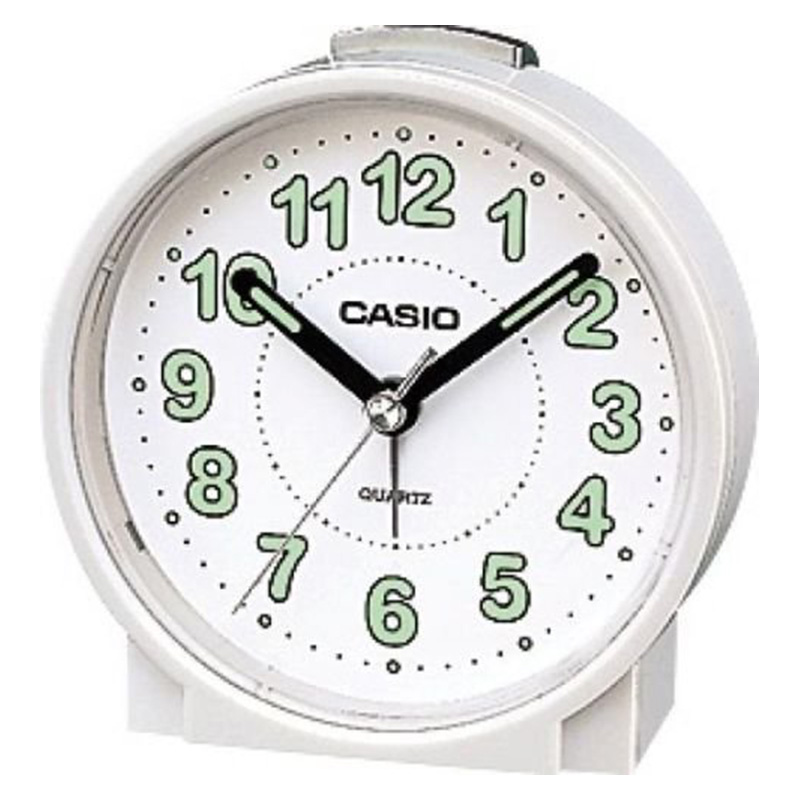 CASIO TQ-228 BLANC REVEIL DE TABLE