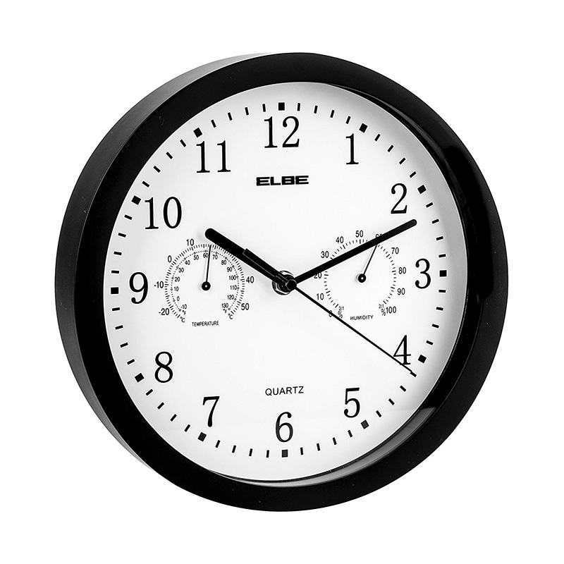 ELBE RP-1005 HORLOGE MURALE METEO DE 25 CM