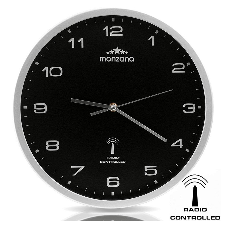 MONZANA HORLOGE MURALE RADIO PILOTEE