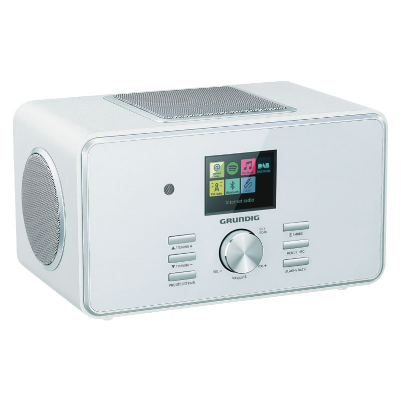 GRUNDIG DTR-6000 2.1 DAB+ BT WEB BLANC