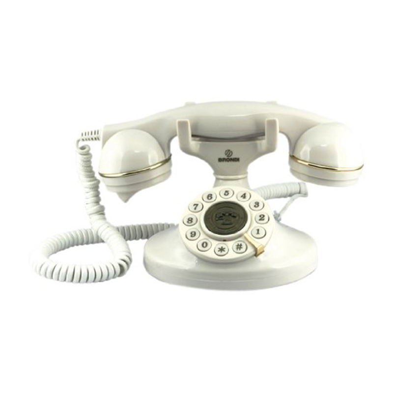 BRONDI VINTAGE BLANC TELEPHONE RETRO