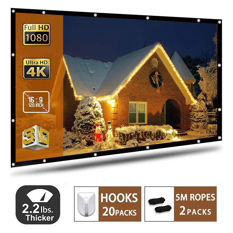 AYAOQIANG ECRAN PLIABLE ANTI-PLIS 16:9