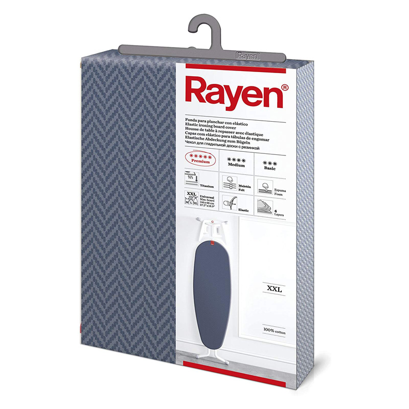 RAYEN HOUSSE XXL 150 X 55 CM BLEU FONCE