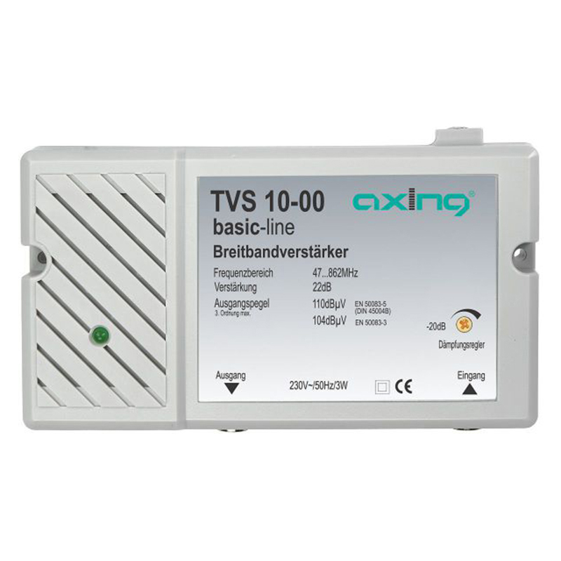 AXING TVS 10-00 AMPLI D'ANTENNE 2 X 22 DB REGLABLE