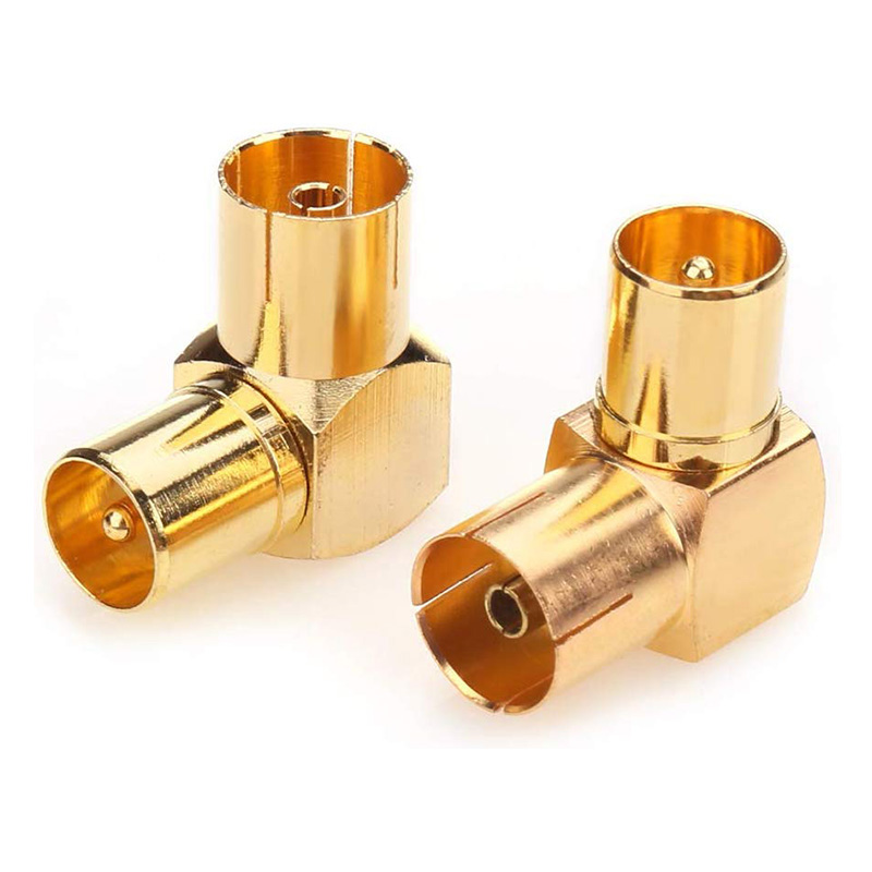 NANYI CONNECTEUR-ADAPTATEUR ANTENNE DORE