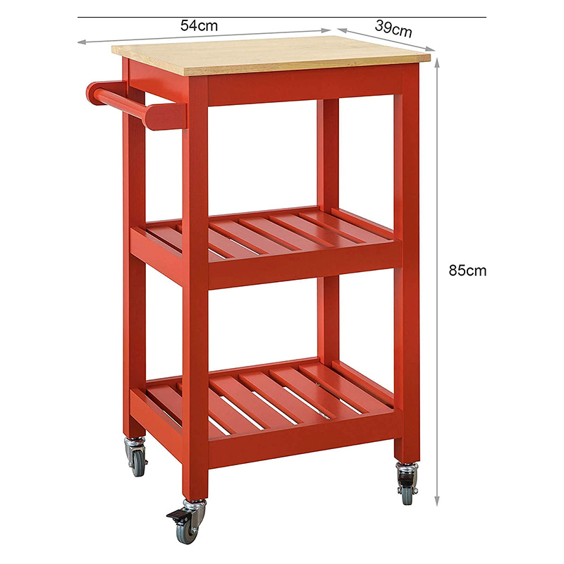 FKW67-R PETITE DESSERTE D'APPOINT ROUGE