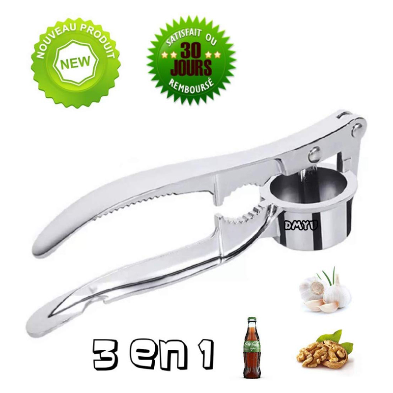 DMYU NEW PRESSE AIL PRO EN ACIER INOX 3EN1