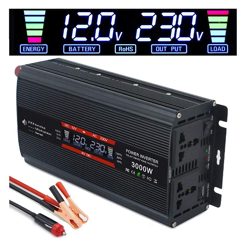 CHHMAELOVE CONVERTISSEUR 12 V - 230 VOLTS LED CONTROLE