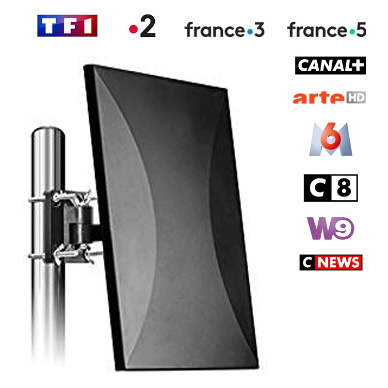 Bitvue Antenne TNT Amplifiée Multidirectionnelle