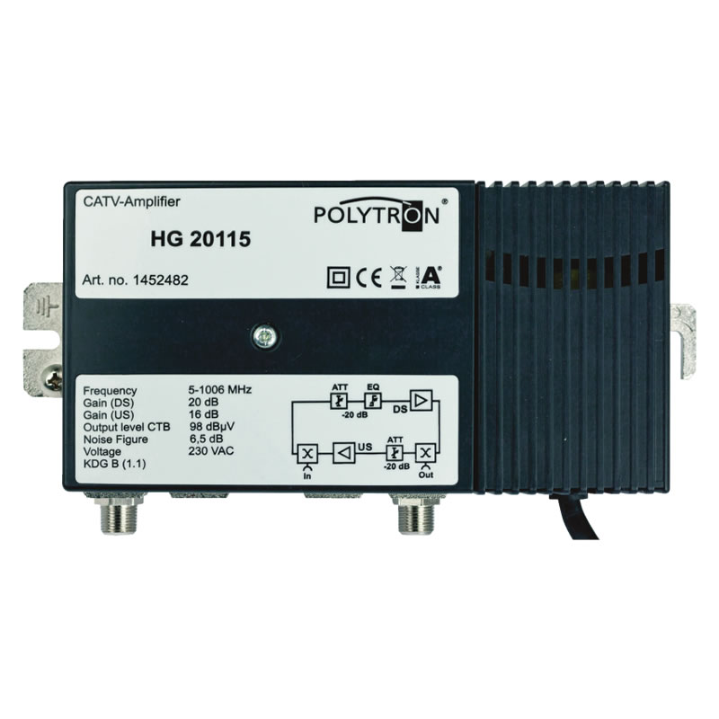 POLYTRON HG-20115 AMPLI ANTENNE TNT 20 DB