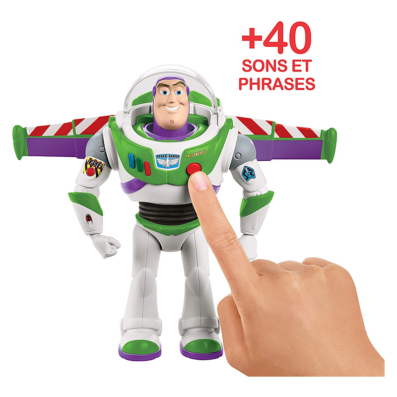 Disney Pixar Toy Story 4 Figurine parlante Buzz L'Éclair en Ranger