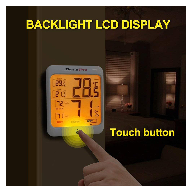 THERMOPRO TP-53 THERMO-HYDRO GD-ECRAN – Image 2