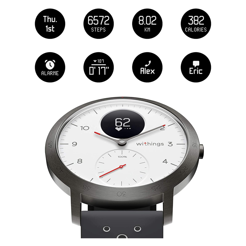 WITHINGS STEEL HR SPORT ETANCHE CONNECT – Image 3