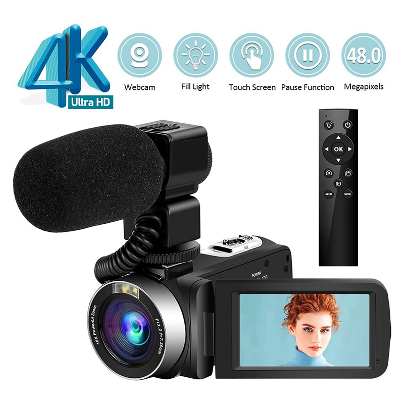 LINNSE LSE-V9P CAMESCOPE 4K ULTRA HD 48MP