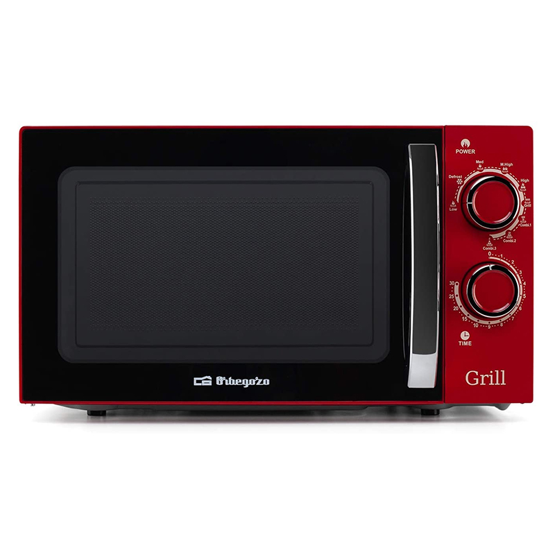 ORBEGOZO MICRO-ONDES 700-900 W COMBINE ROUGE