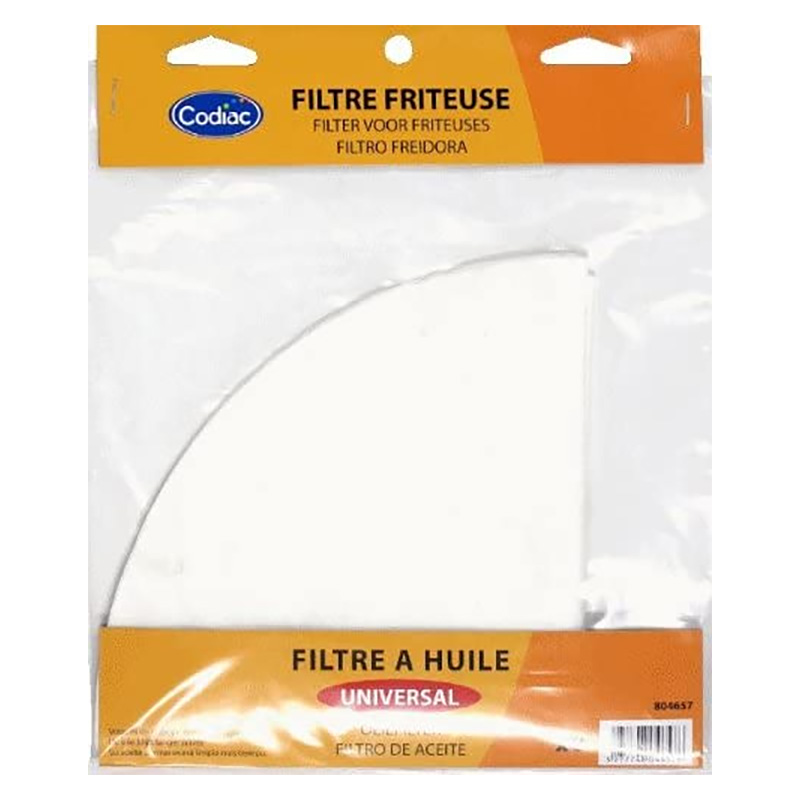 CODIAC 8 FILTRES A HUILE UNIVERSEL POUR FRITEUSE