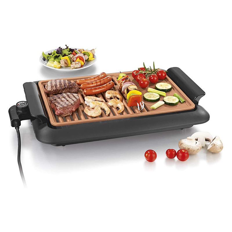 GOURMETmaxx GRILL AVEC 2 SURFACES DE GRILLAGE