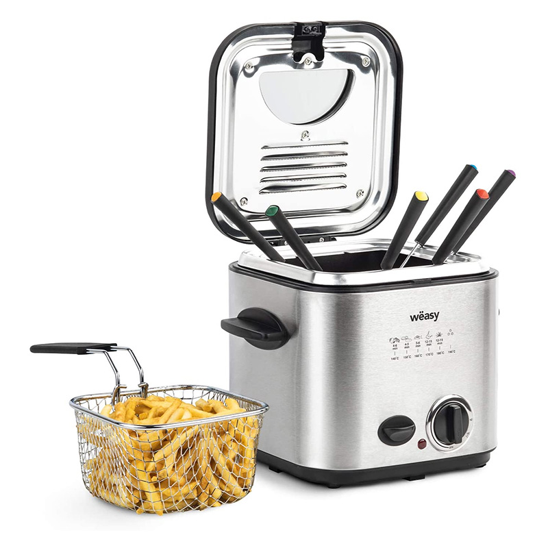 WEASY TB-600 SET FRITEUSE & FONDUE 1.2L / INOX