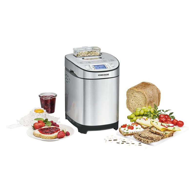 ROMMELSBACHER BA-550 MACHINE A PAIN INOX-NOIR