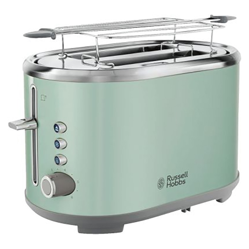 RUSSEL HOBBS BUBBLE SOFT GREEN TOASTER 930 W