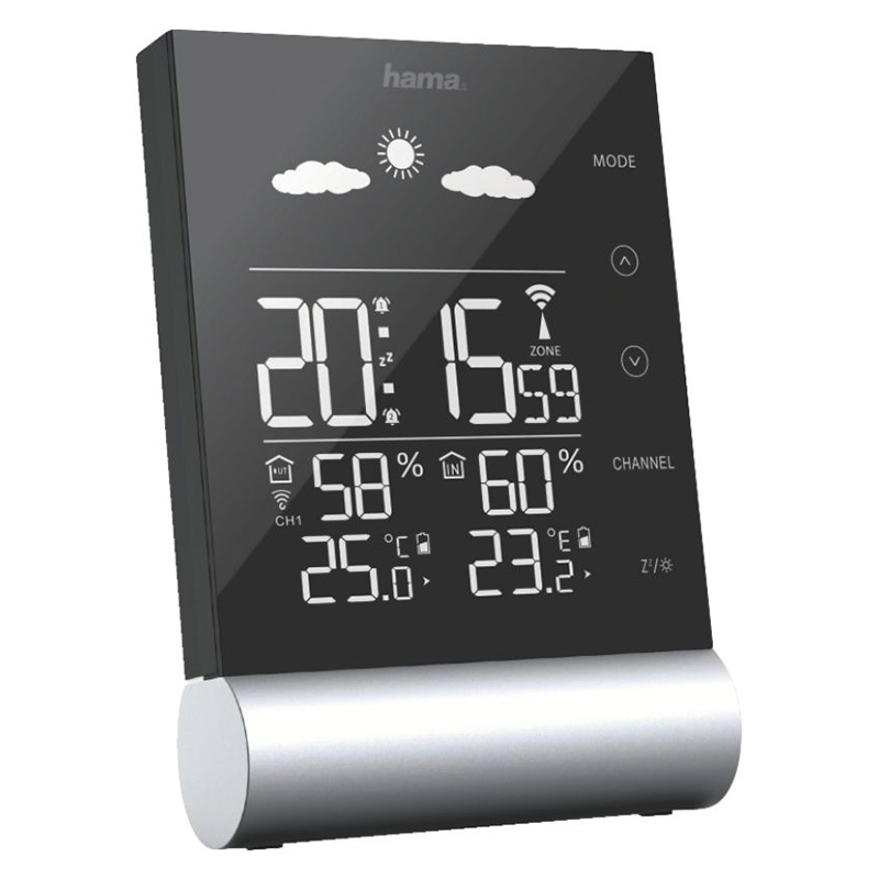 HAMA STATION METEO NOIR MULTI-AFFICHAGES – Image 3