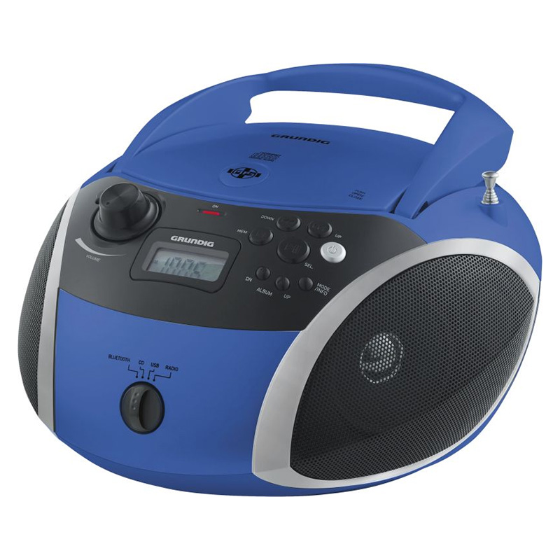 GRUNDIG GRB-3000 BLEU RADIO-CD PORTABLE
