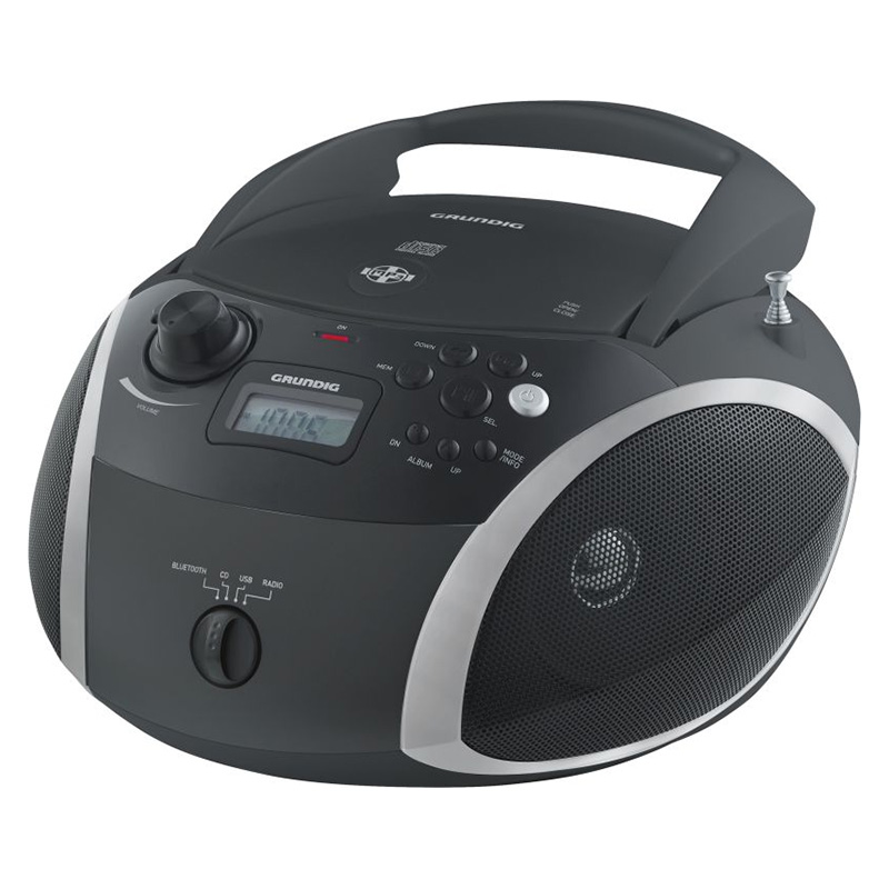 GRUNDIG GRB-3000 NOIR-ARGENT RADIO CD