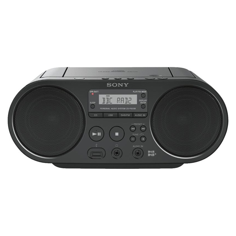 SONY ZS-P55B RADIO DAB+LASER PORTABLE NOIR