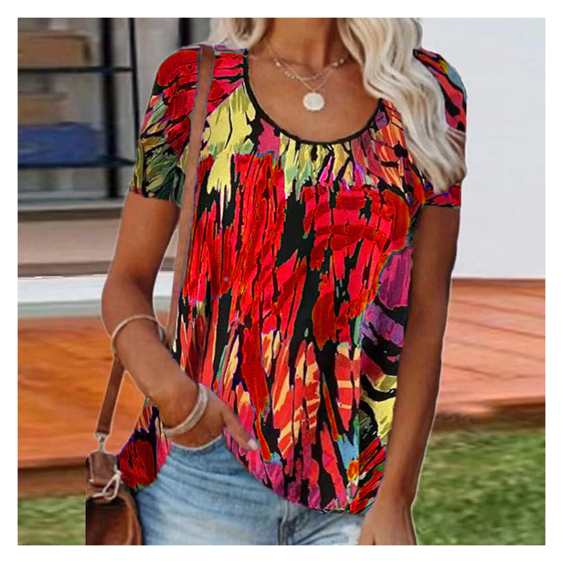 TOPVU TP-2021 T-SHIRT IMPRIME STYLE VINTAGE