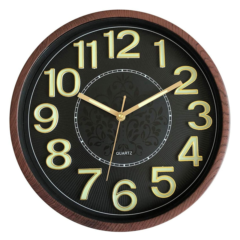 FOXTOP HORLOGE MURALE A PILE/VEILLEUSE DE 30 CM