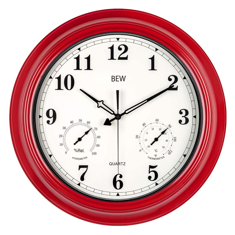 BEW GRANDE HORLOGE METEO EXTERIEURE DE 45 CM