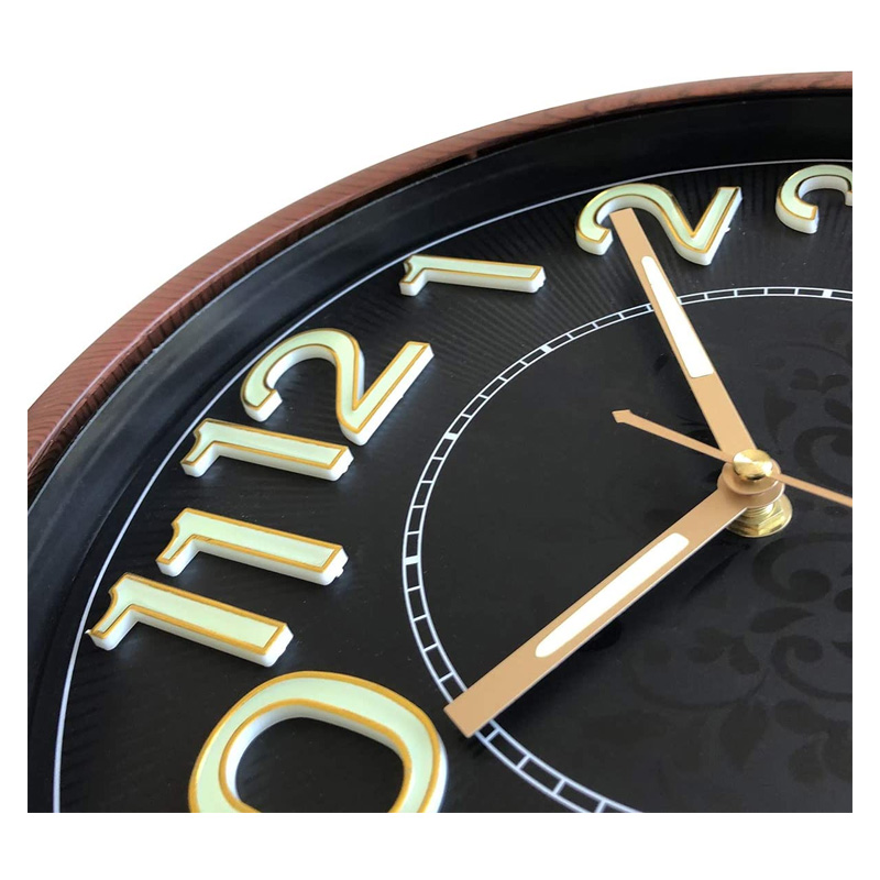 FOXTOP HORLOGE MURALE A PILE/VEILLEUSE DE 30 CM – Image 3