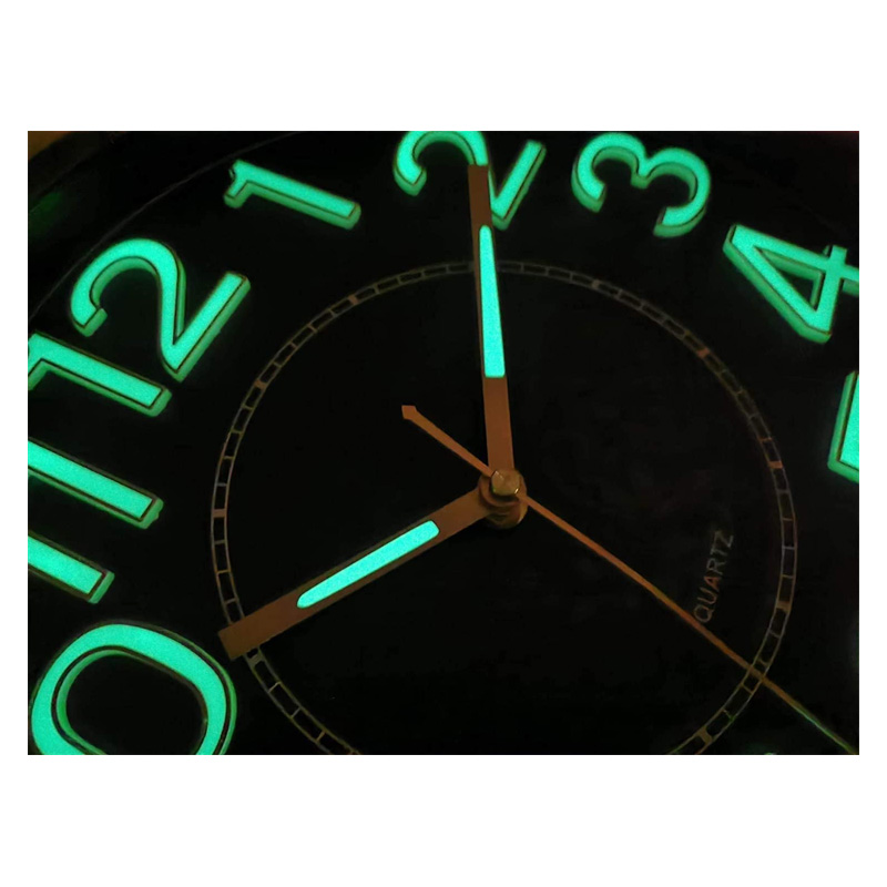 FOXTOP HORLOGE MURALE A PILE/VEILLEUSE DE 30 CM – Image 4
