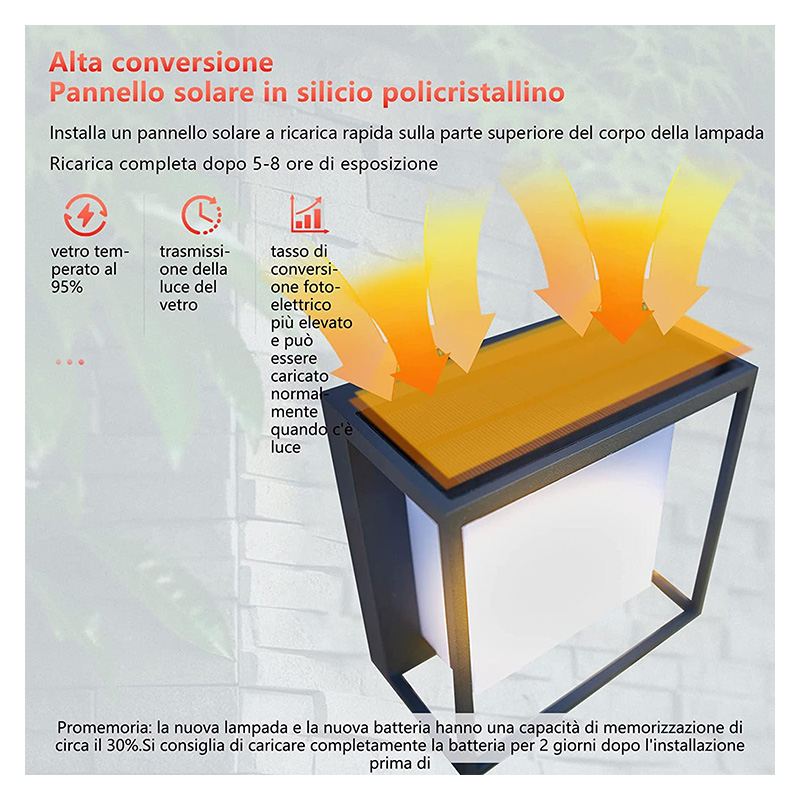 URORU LAMPE SOLAIRE DESIGN TOP SECURITE – Image 2