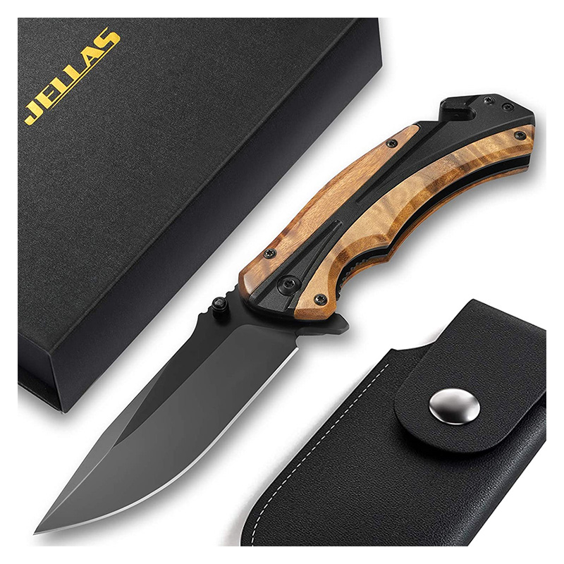 JELLAS 4EN1 COUTEAU PLIABLE BOIS PRECIEUX