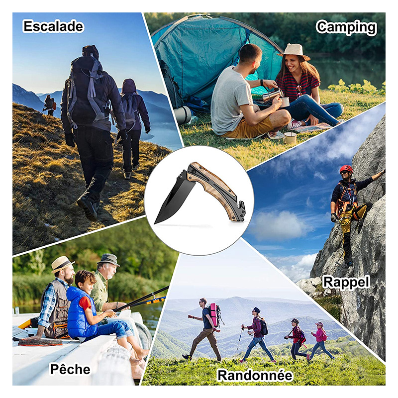 JELLAS 4EN1 COUTEAU PLIABLE BOIS PRECIEUX – Image 3