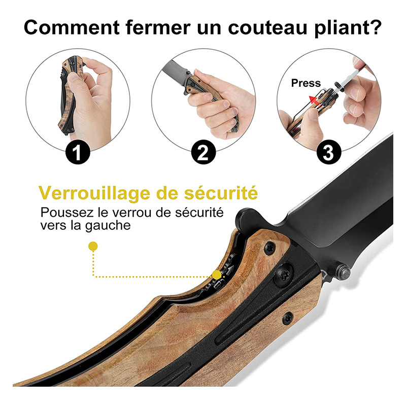 JELLAS 4EN1 COUTEAU PLIABLE BOIS PRECIEUX – Image 4