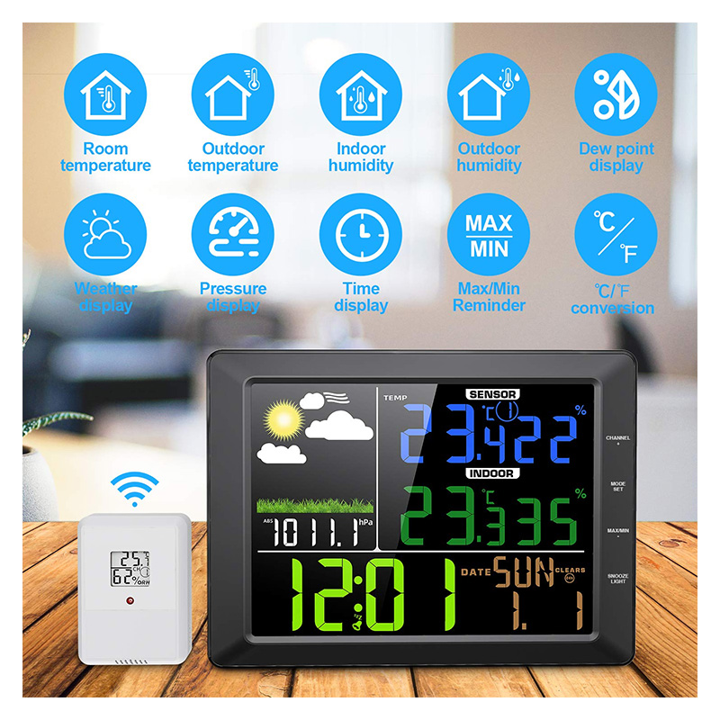 MESTEK STATION METEO COULEUR ANIME – Image 2