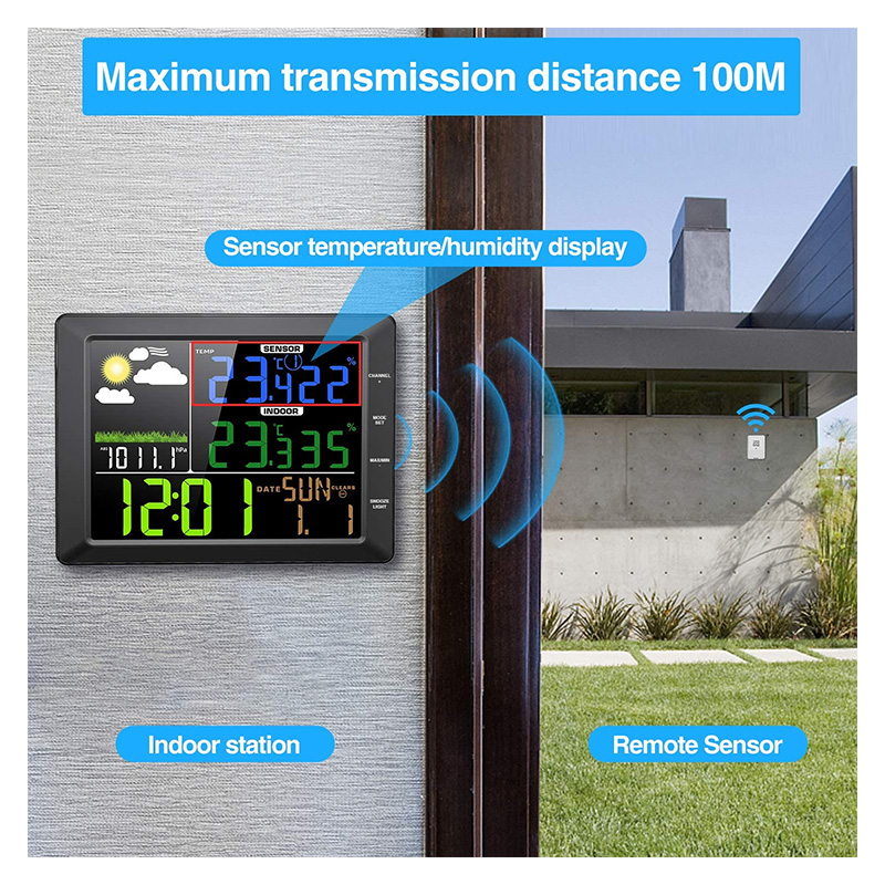 MESTEK STATION METEO COULEUR ANIME – Image 3