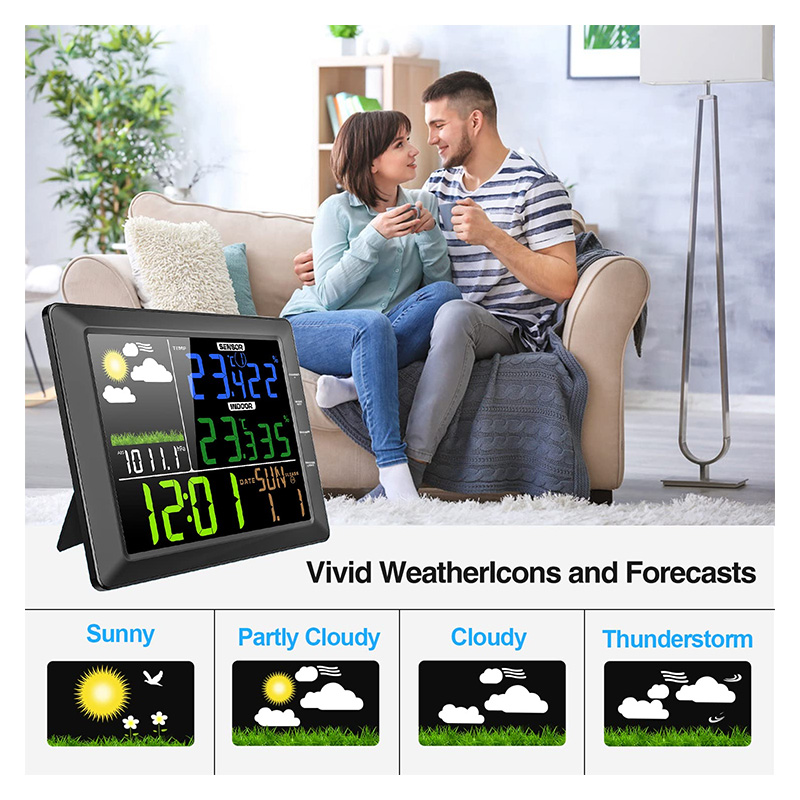 MESTEK STATION METEO COULEUR ANIME – Image 4