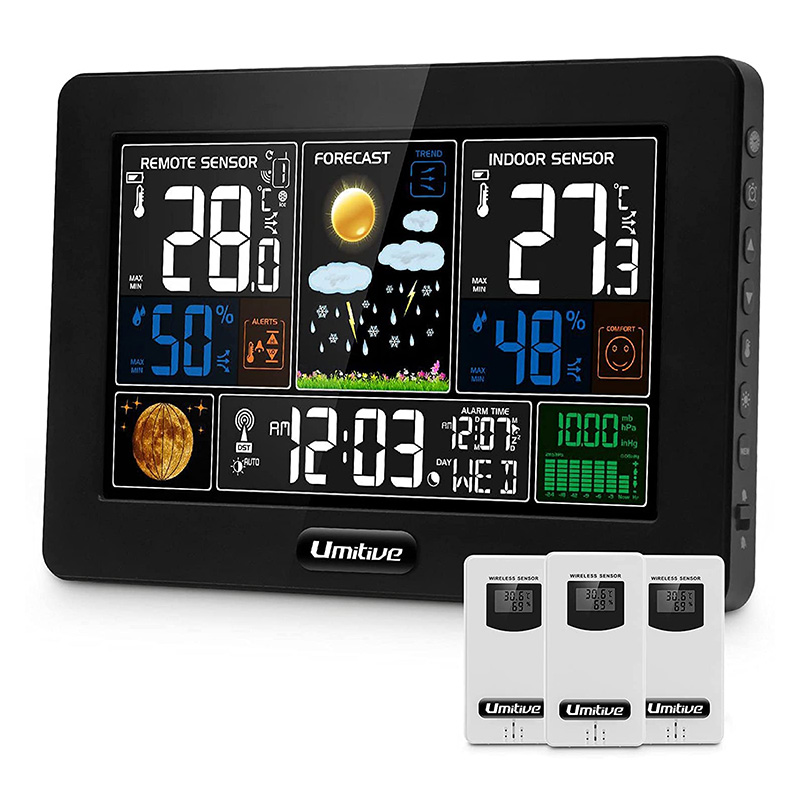 UMITIVE STATION METEO AVEC 3 CAPTEURS EXT