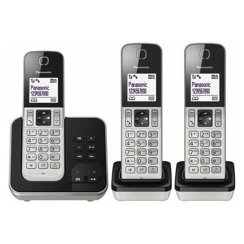 PANASONIC KX-TGD323S TRIO SANS FILS FACILE A UTILISER