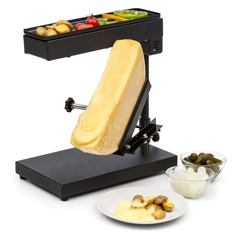 KLARSTEIN RACLETTE GRILL NOIR ROTATIF 1000 W